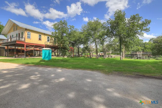 a view of a volley ball court