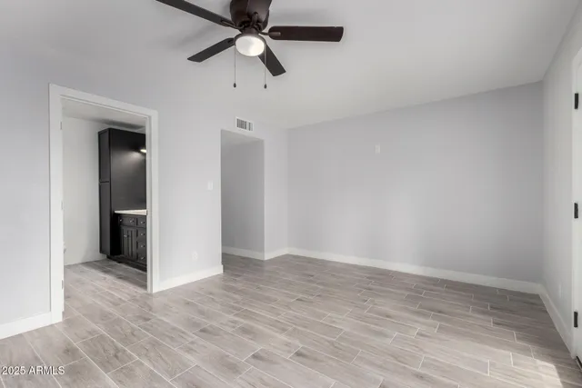 wooden floor in an empty room