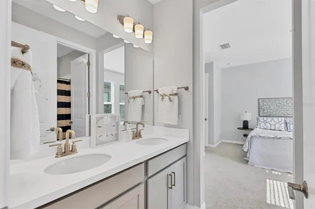 a view of a hallway with staircase