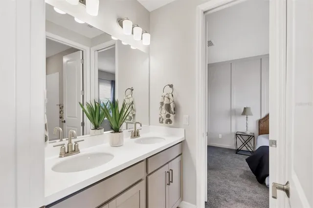 a workspace with furniture and window