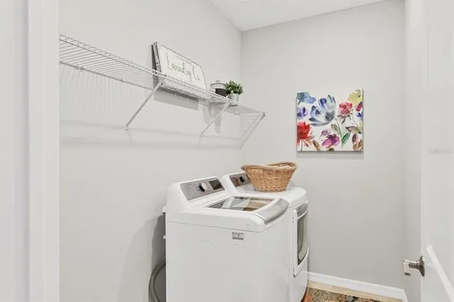 a very nice looking room with a large window