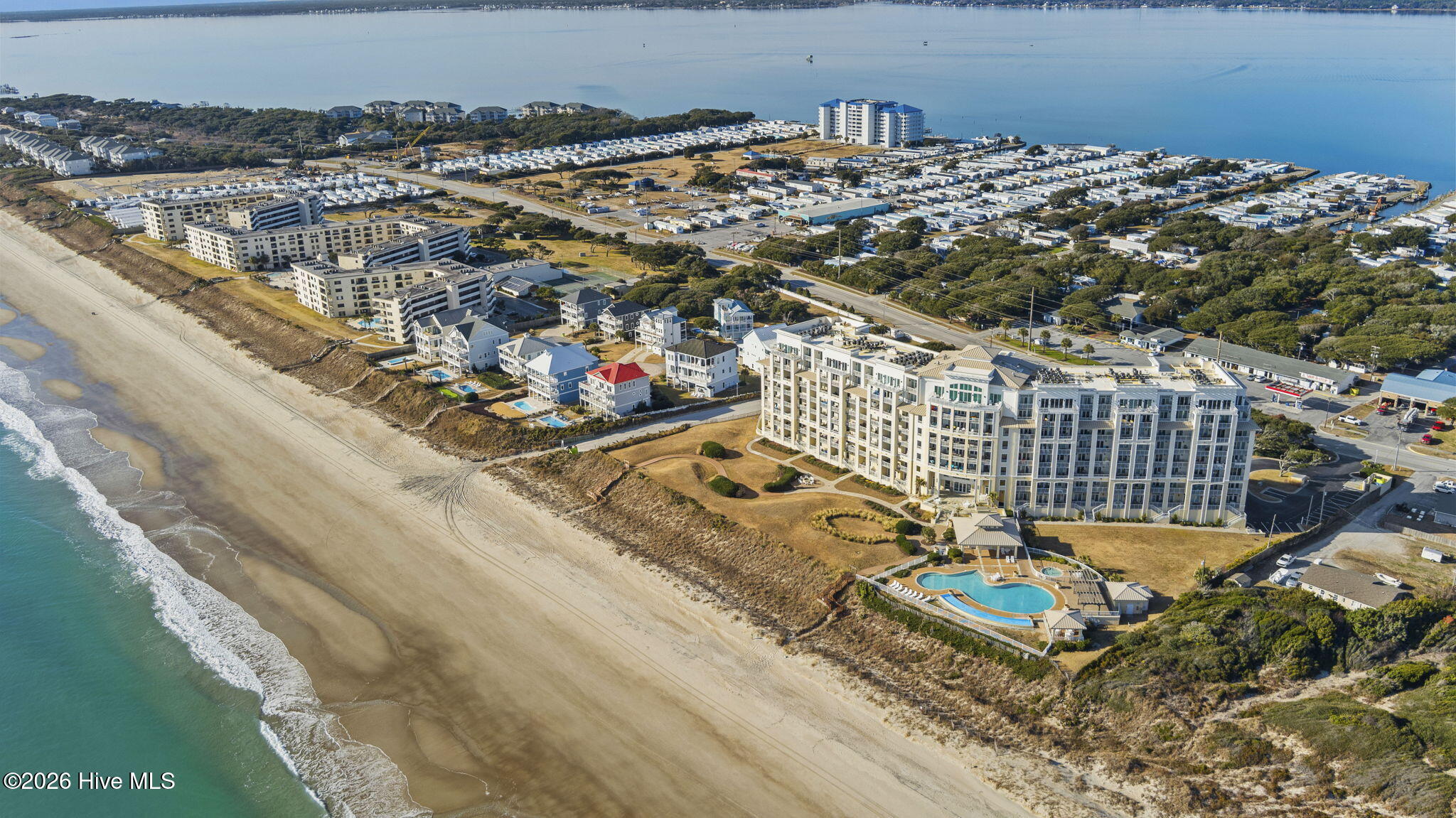 1435 Salter Path Road, Unit I1 Indian Beach, NC 28512 - Photo 54 of 63 Overhead image