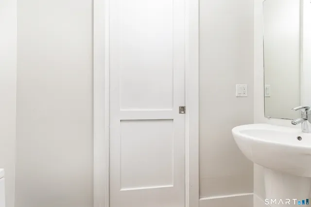 a front view of a building