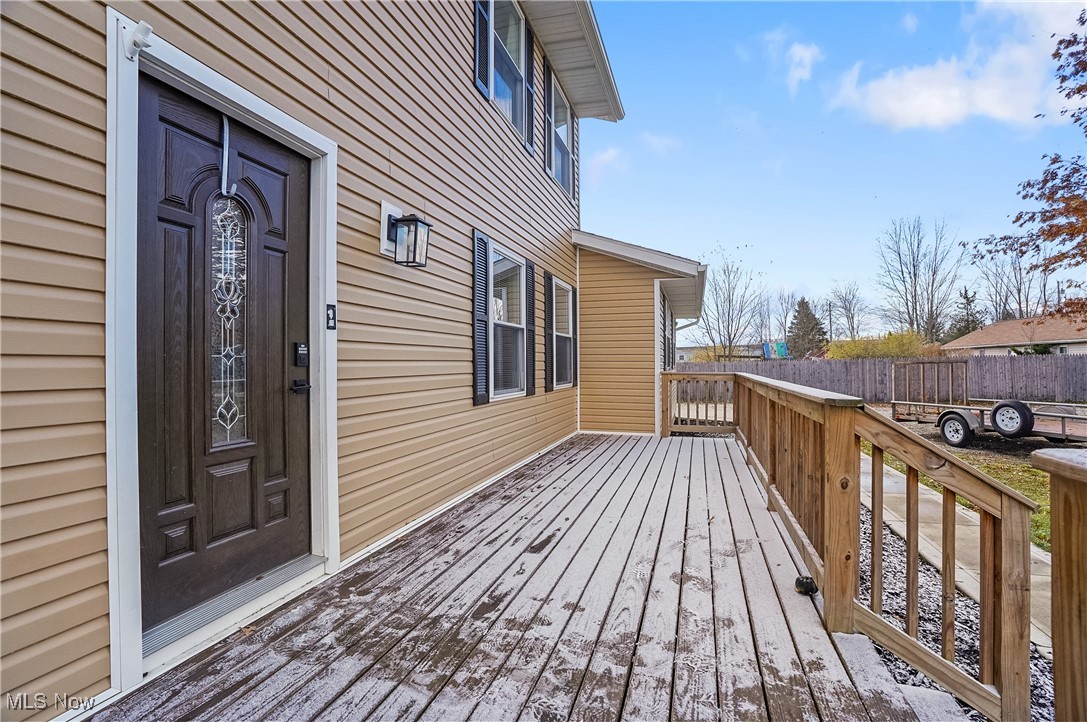 9278 Bryant Road Windham, OH 44288 - Photo 37 of 47 View of deck
