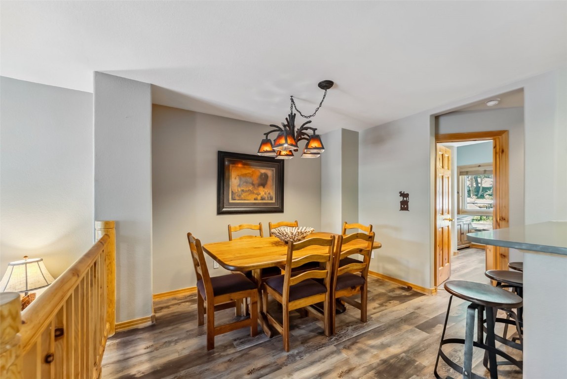 434 Kings Crown Road, Unit 434 Breckenridge, CO 80424 - Photo 19 of 50 a dining room with furniture and window