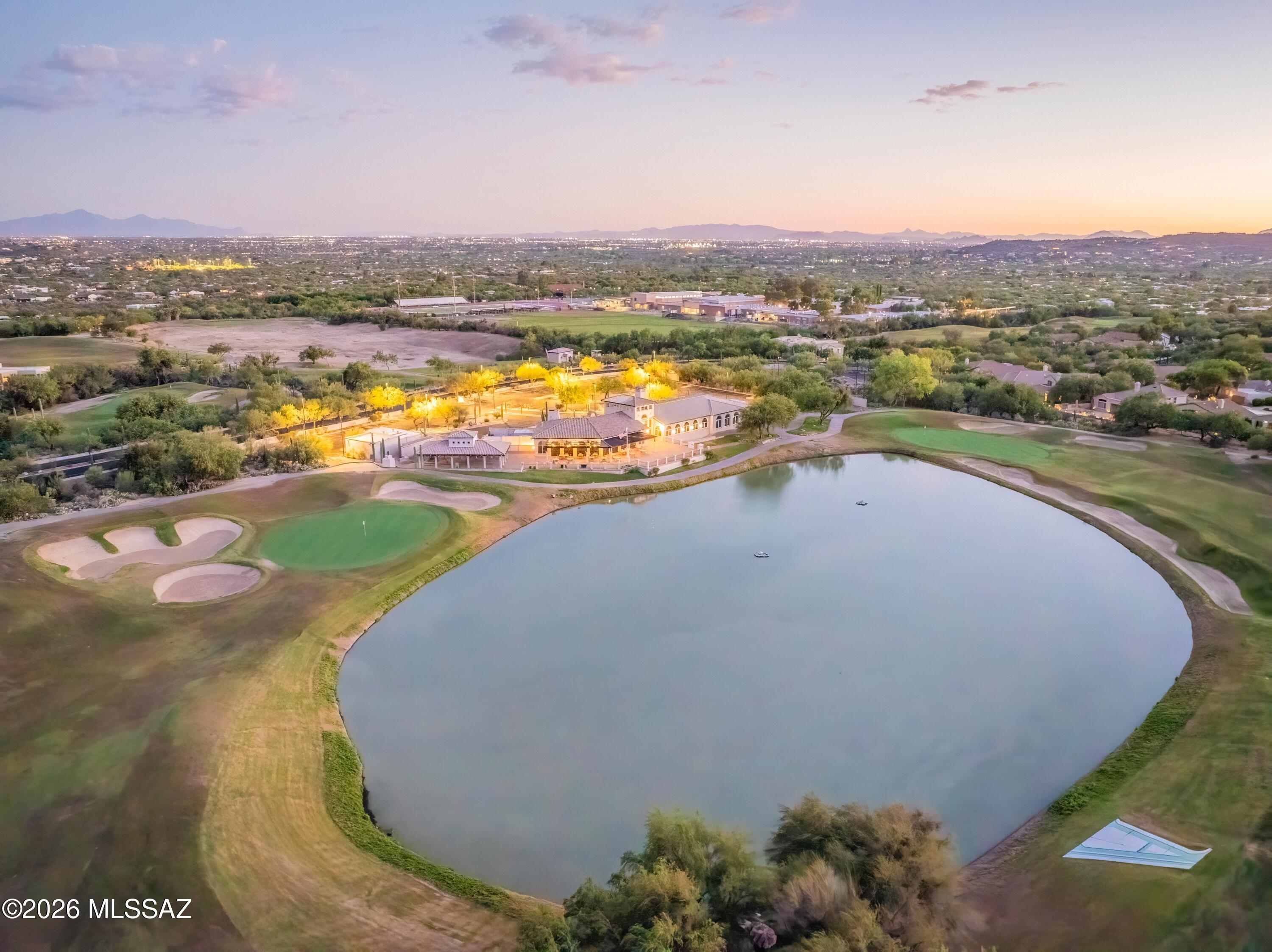 5305 Spring View Drive Tucson, AZ 85749 - Photo 40 of 41 Drone Twilight 10