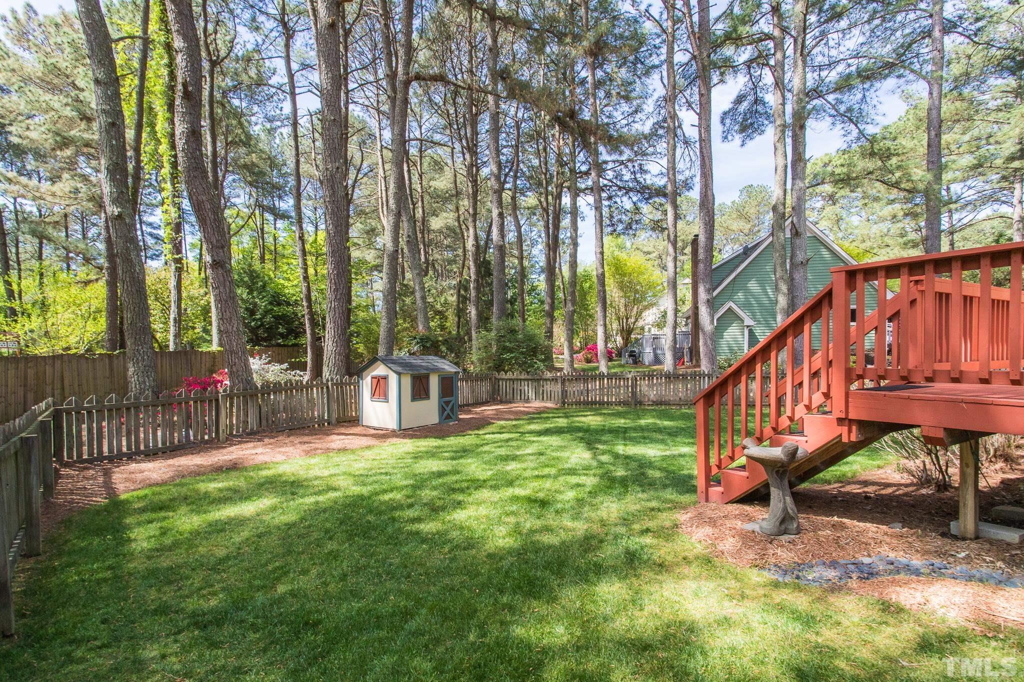 2700 Farnborough Road Raleigh, NC 27613 - Photo 7 of 36 a view of a park with iron fence