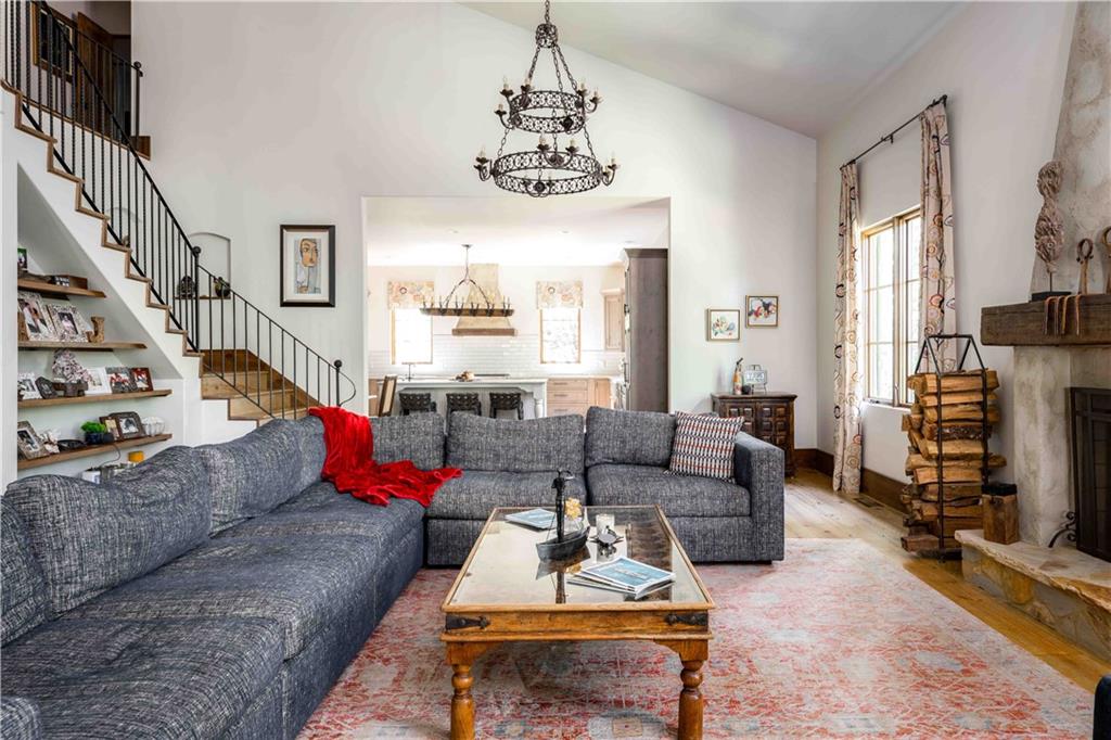 3118 West Roxboro Road Northeast Atlanta, GA 30324 - Photo 19 of 68 a living room with furniture or couch and a flat screen tv