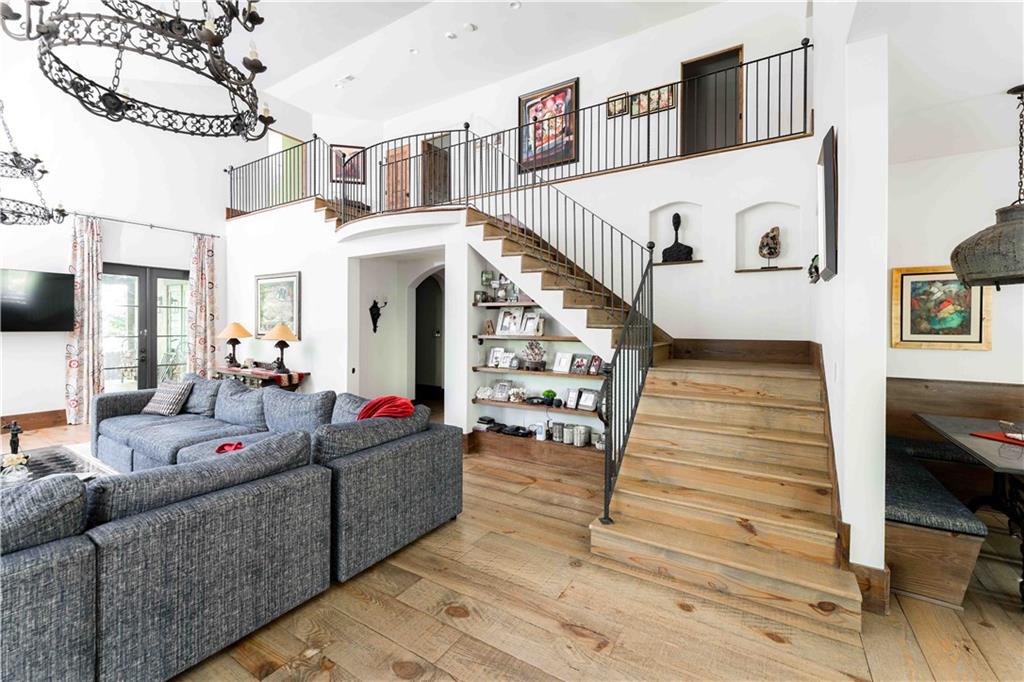 3118 West Roxboro Road Northeast Atlanta, GA 30324 - Photo 36 of 68 a living room with furniture and a fireplace