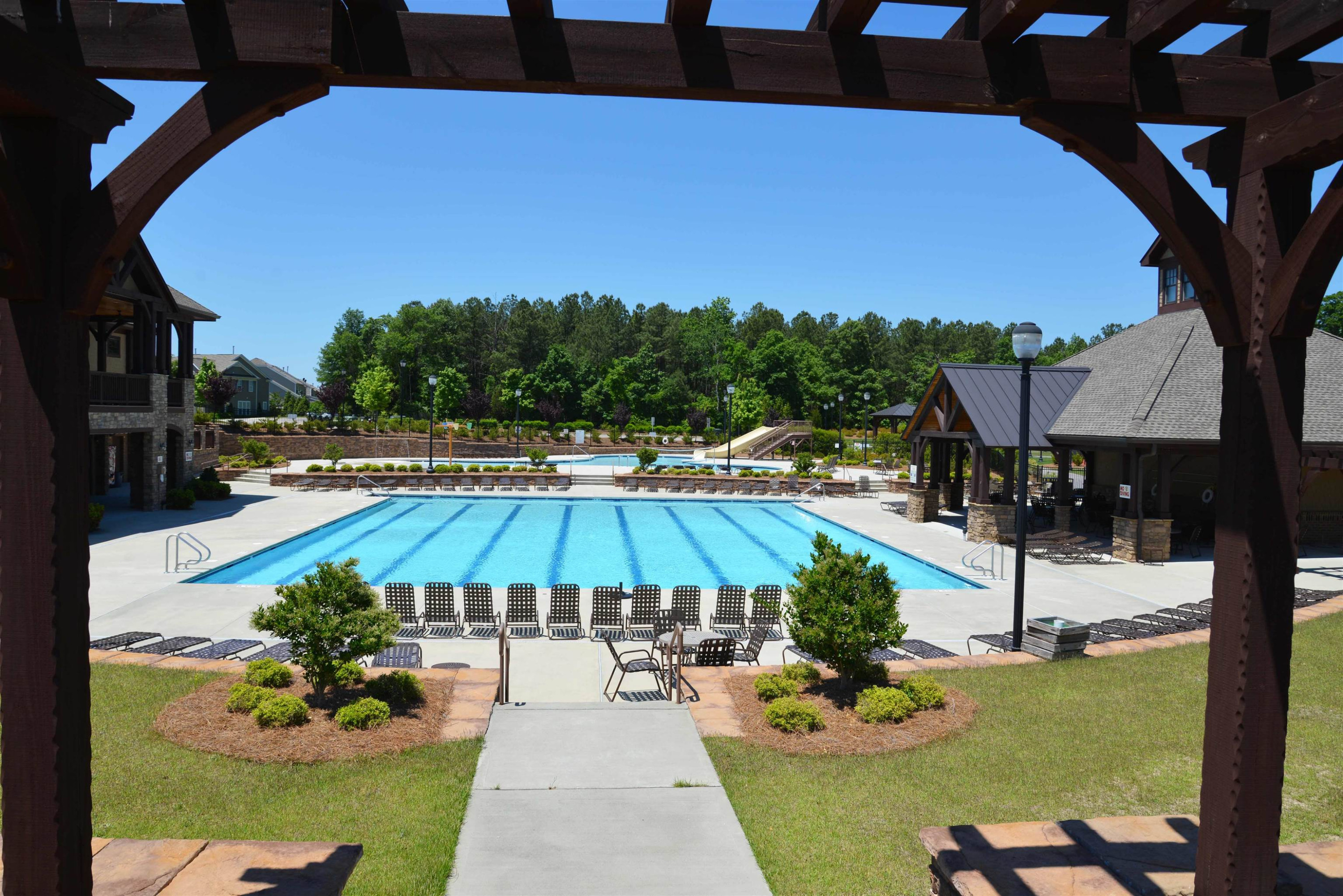 8533 Quarton Drive Raleigh, NC 27616 - Photo 12 of 20 a view of a swimming pool with a patio