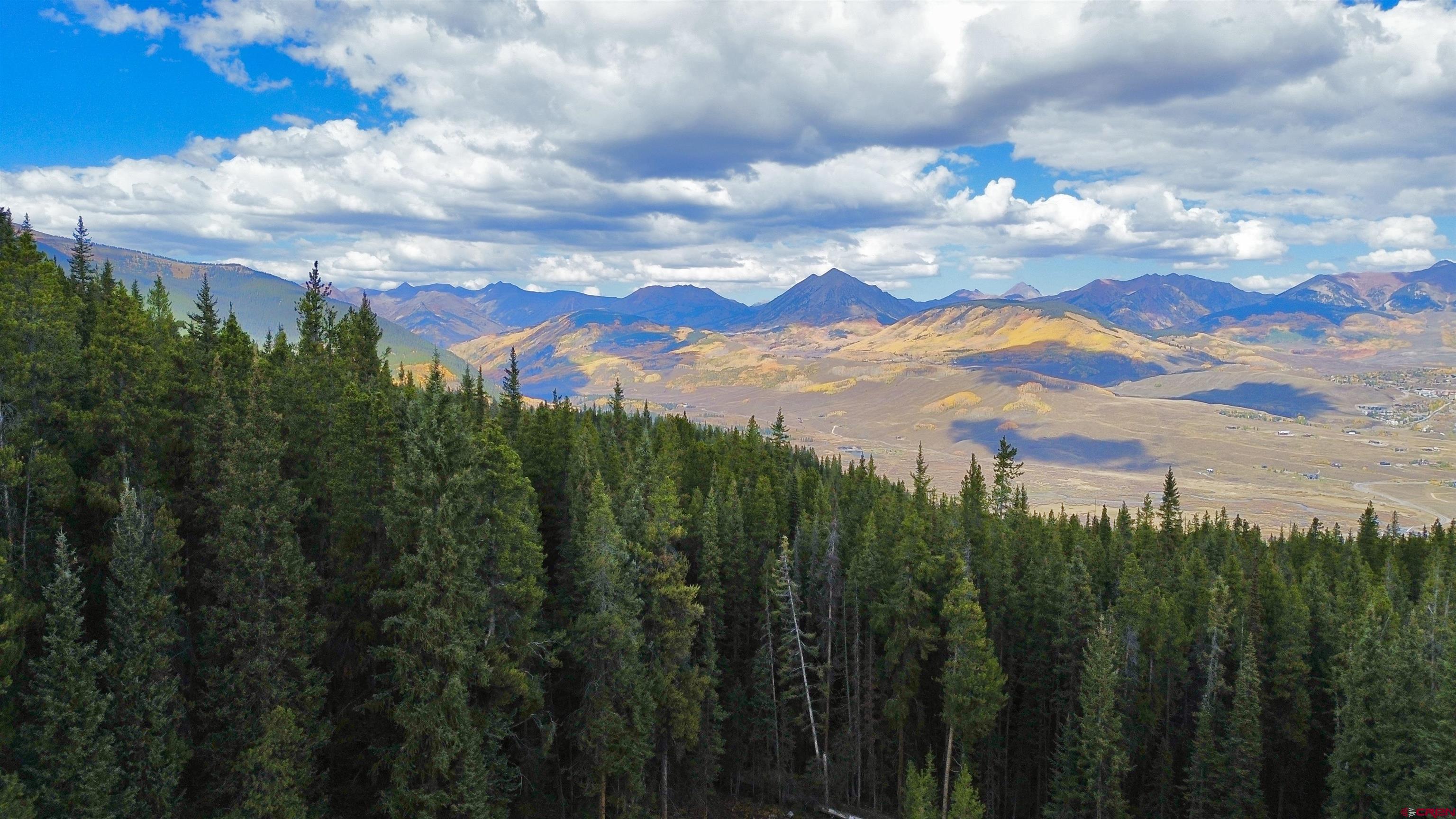 Saddle Ridge Road Crested Butte, CO 81224 - Photo 3 of 18 a view of a city with lush green forest