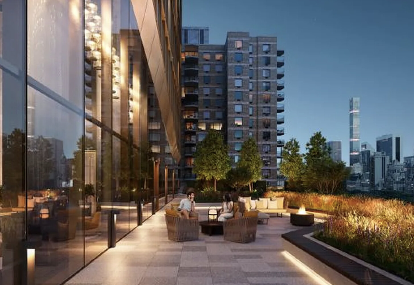 50 West 66th Street, Unit 9B Manhattan, NY 10023 - Photo 12 of 21 a view of outdoor space with seating area