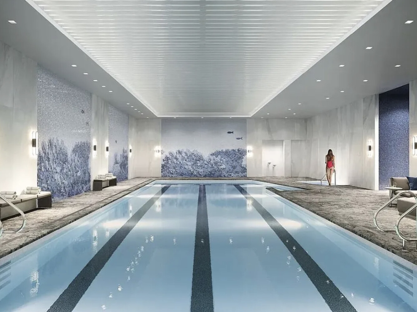 50 West 66th Street, Unit 9B Manhattan, NY 10023 - Photo 17 of 21 a view of a lobby area with living room