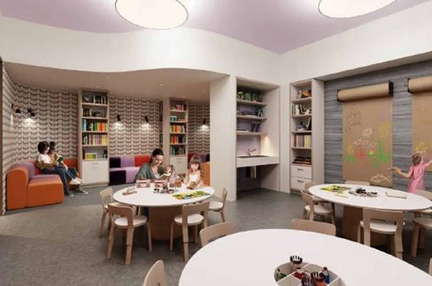 50 West 66th Street, Unit 9B Manhattan, NY 10023 - Photo 19 of 21 a view of a dining room with furniture and chandelier