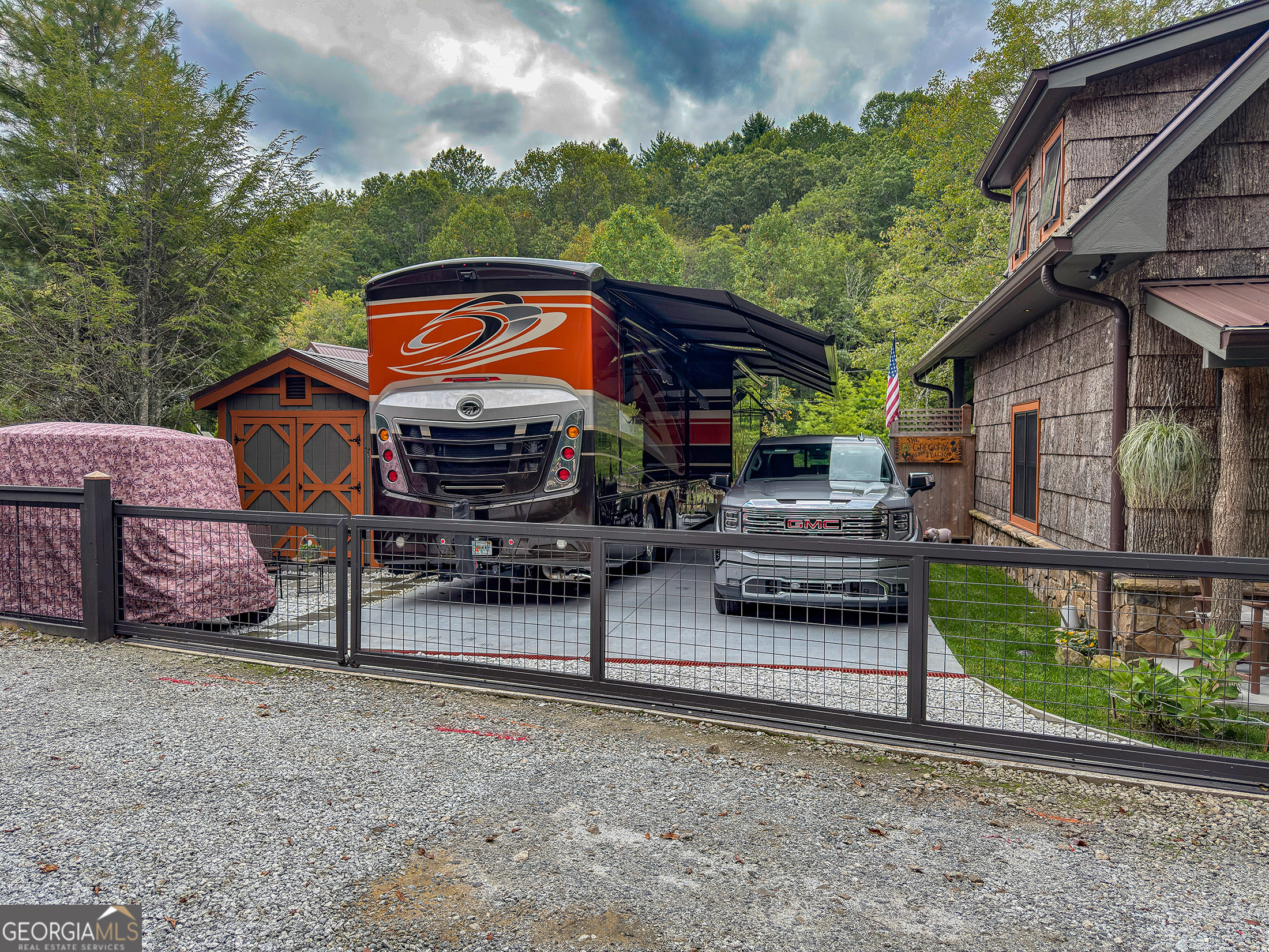 111 Wildflower Road Scaly Mountain, NC 28775 - Photo 14 of 52 a view of a house with a yard