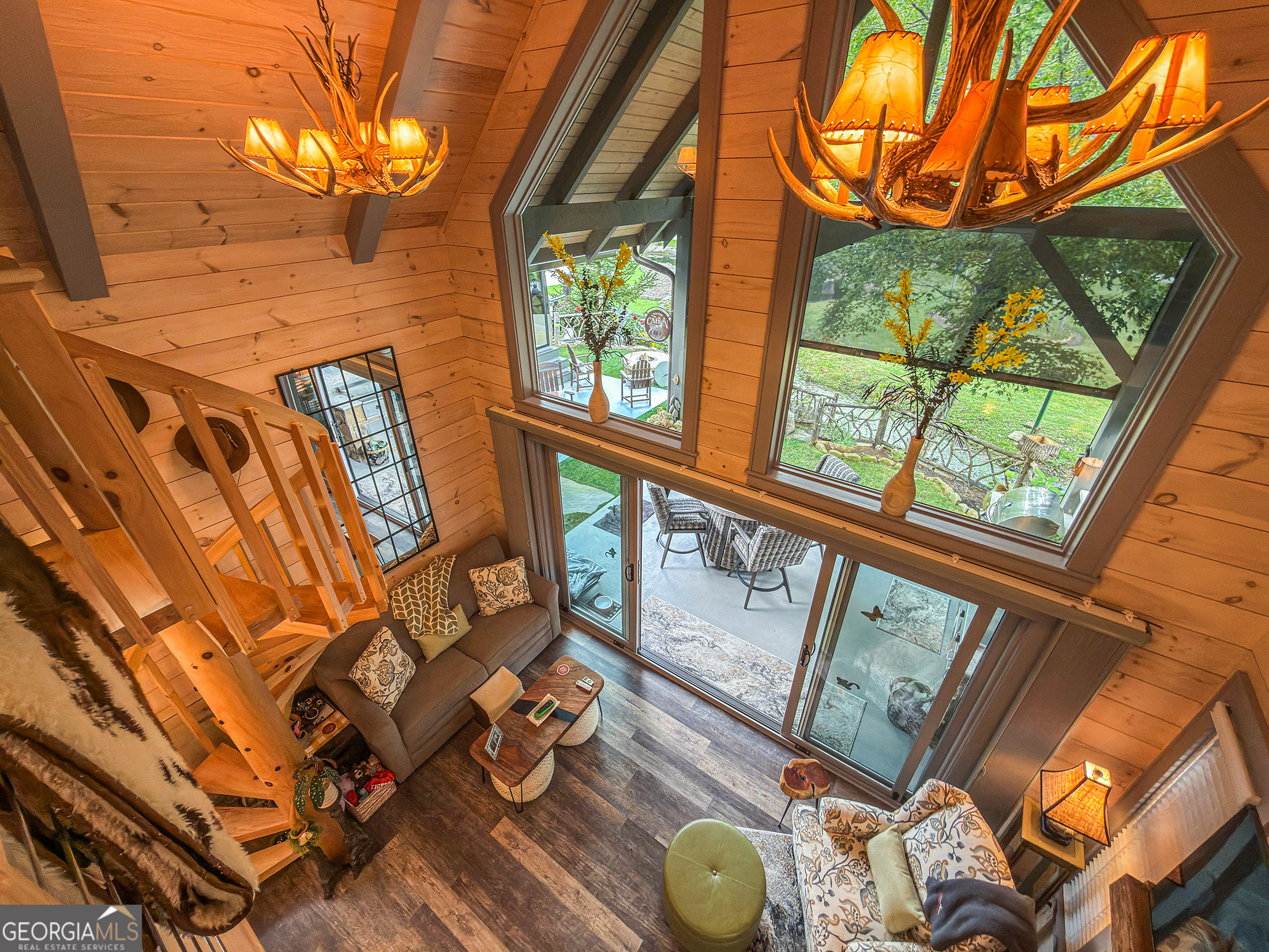 111 Wildflower Road Scaly Mountain, NC 28775 - Photo 34 of 52 a view of an entryway with wooden floor