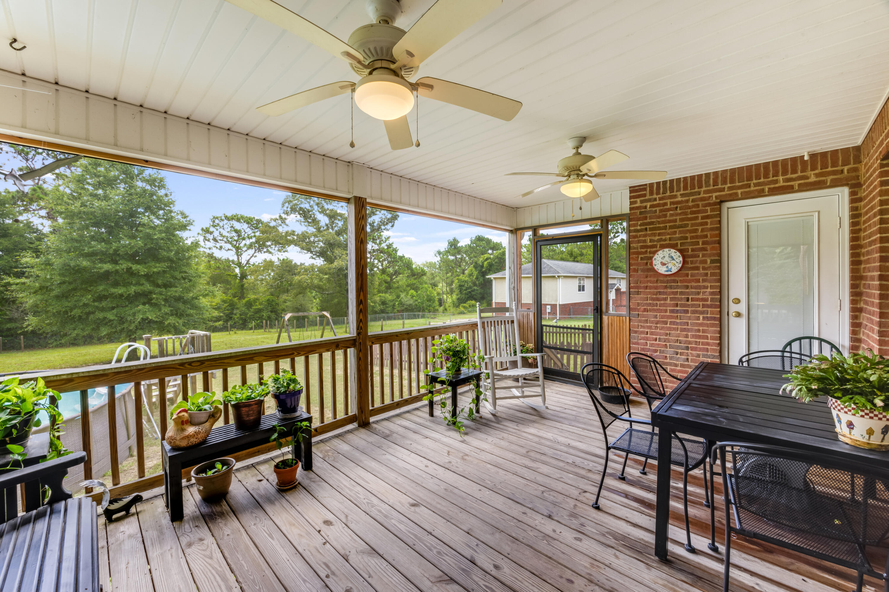 5921 Oak Hill Road Crestview, FL 32536 - Photo 50 of 58 Covered Screen Deck