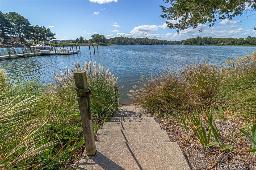 192 Bayberry Point Lane Kilmarnock, VA 22482 - Photo 11 of 49 View of water feature with a boat dock