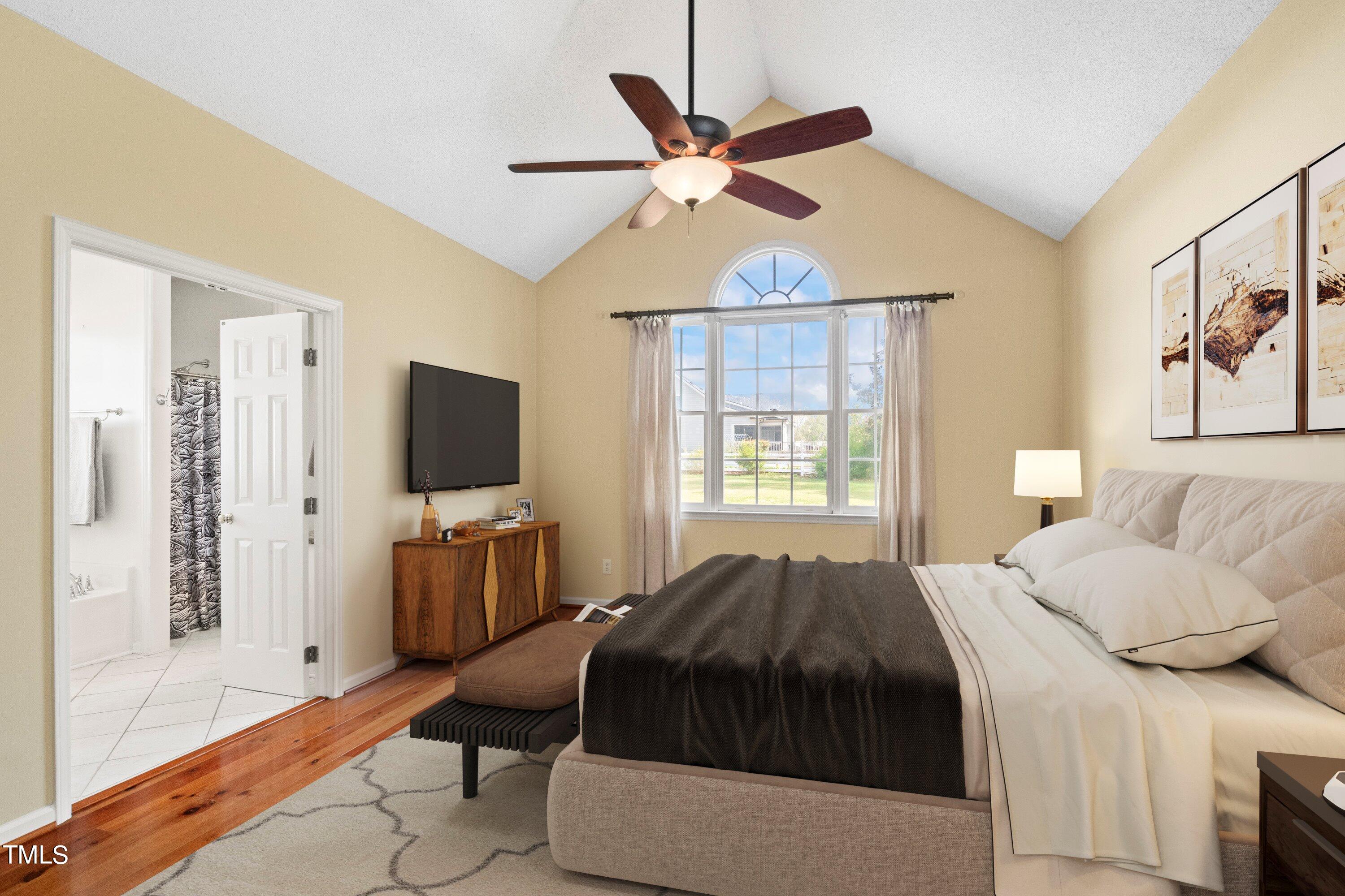 671 Old Evans Road Garner, NC 27529 - Photo 19 of 44 51-671 Old Evans Rd_0027 MasterBedroom-v