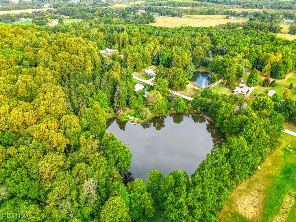 2980 Luli Road Mogadore, OH 44260 - Photo 15 of 50 Drone / aerial view featuring a water view