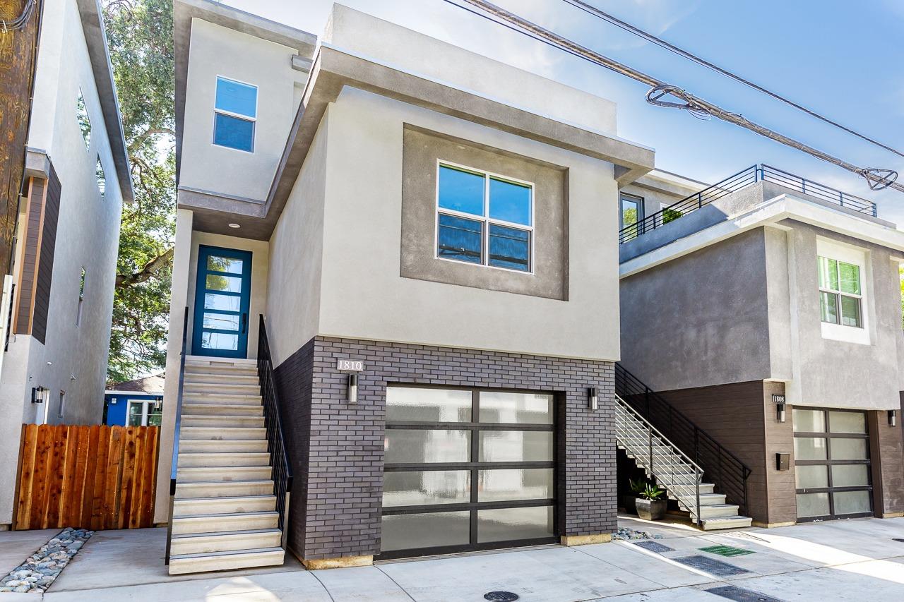 1810 Powerhouse Alley Sacramento, CA 95811 - Photo 1 of 25 a front view of a house with stairs