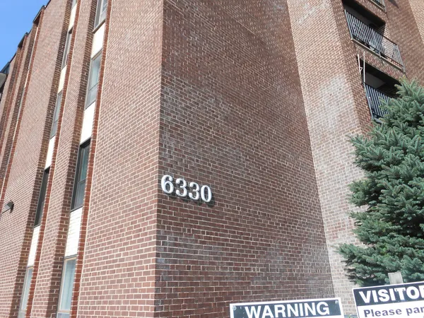 a view of a brick wall