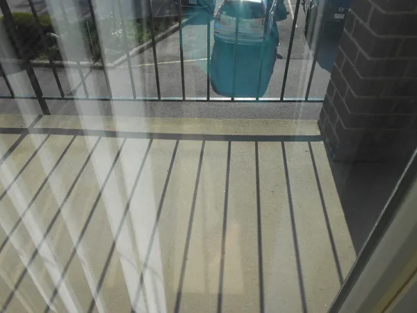 a view of a door with a door