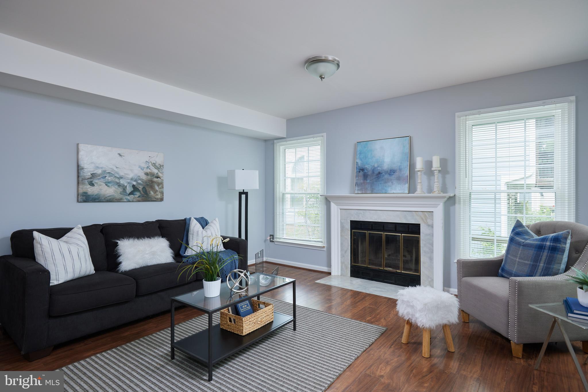 2723 Deer Ridge Drive Silver Spring, MD 20904 - Photo 7 of 45 a living room with furniture and a fireplace