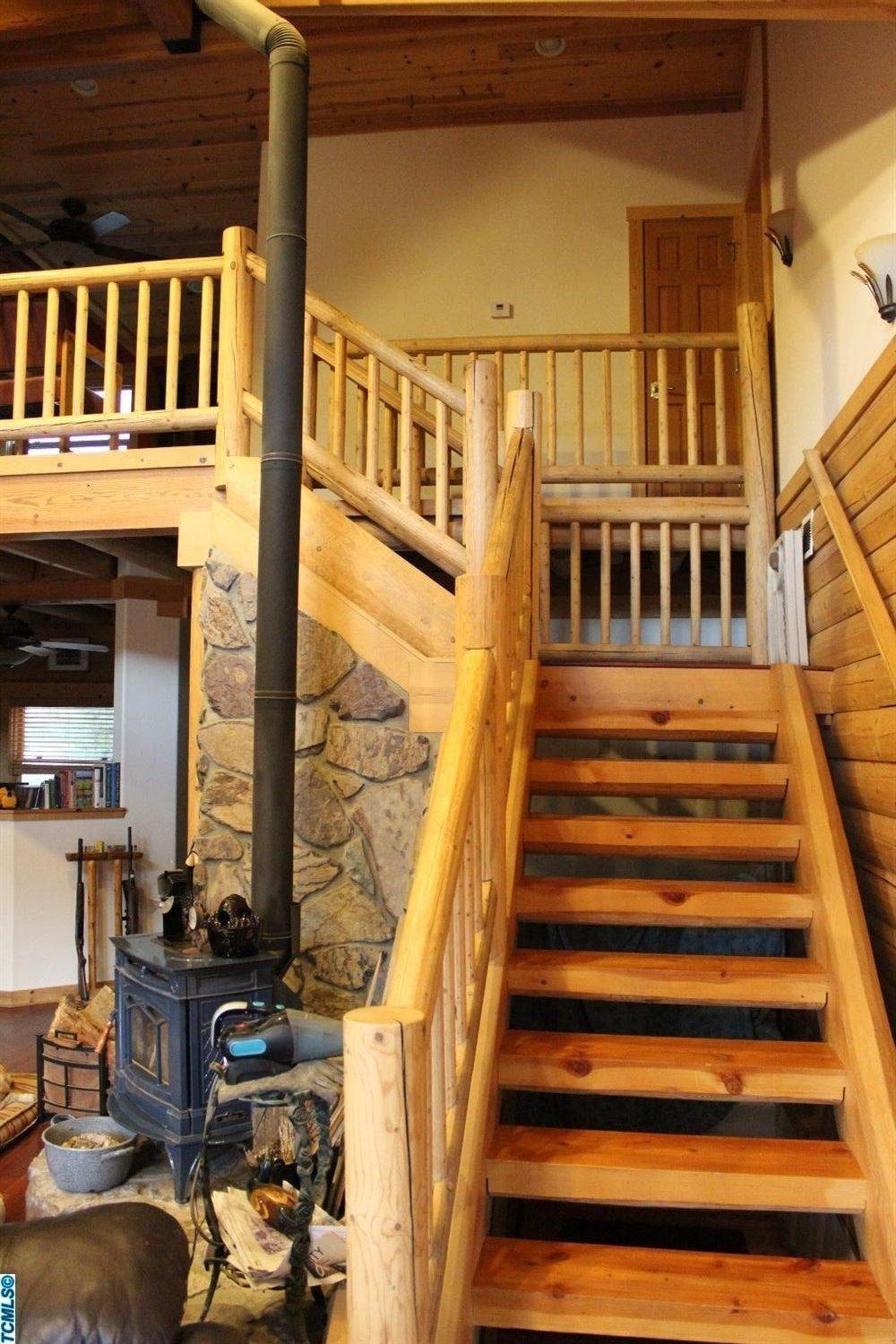 44514 Buckhorn Trail Three Rivers, CA 93271 - Photo 12 of 36 Hampton wood burning stove, log stairs