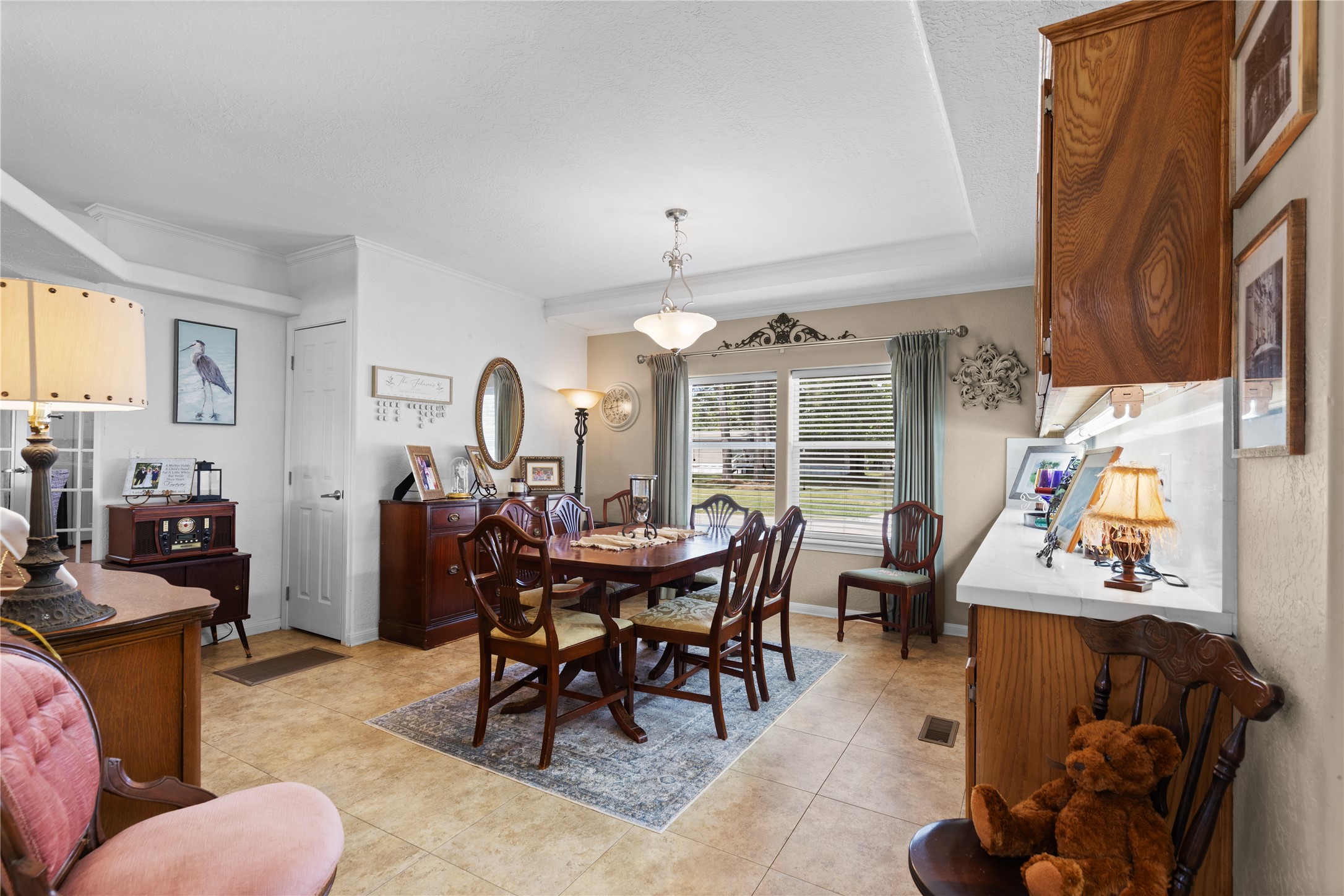 174 Lake Front Drive Trinity, TX 75862 - Photo 10 of 44 a view of a dining room with furniture window and outside view