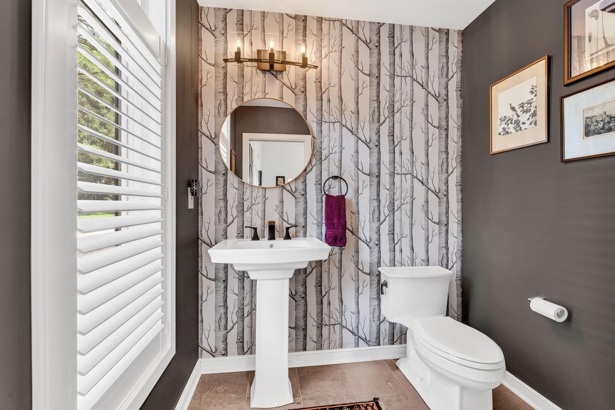 4972 Red Bank Road Galena, OH 43021 - Photo 26 of 123 Half Bath with Pedestal Sink