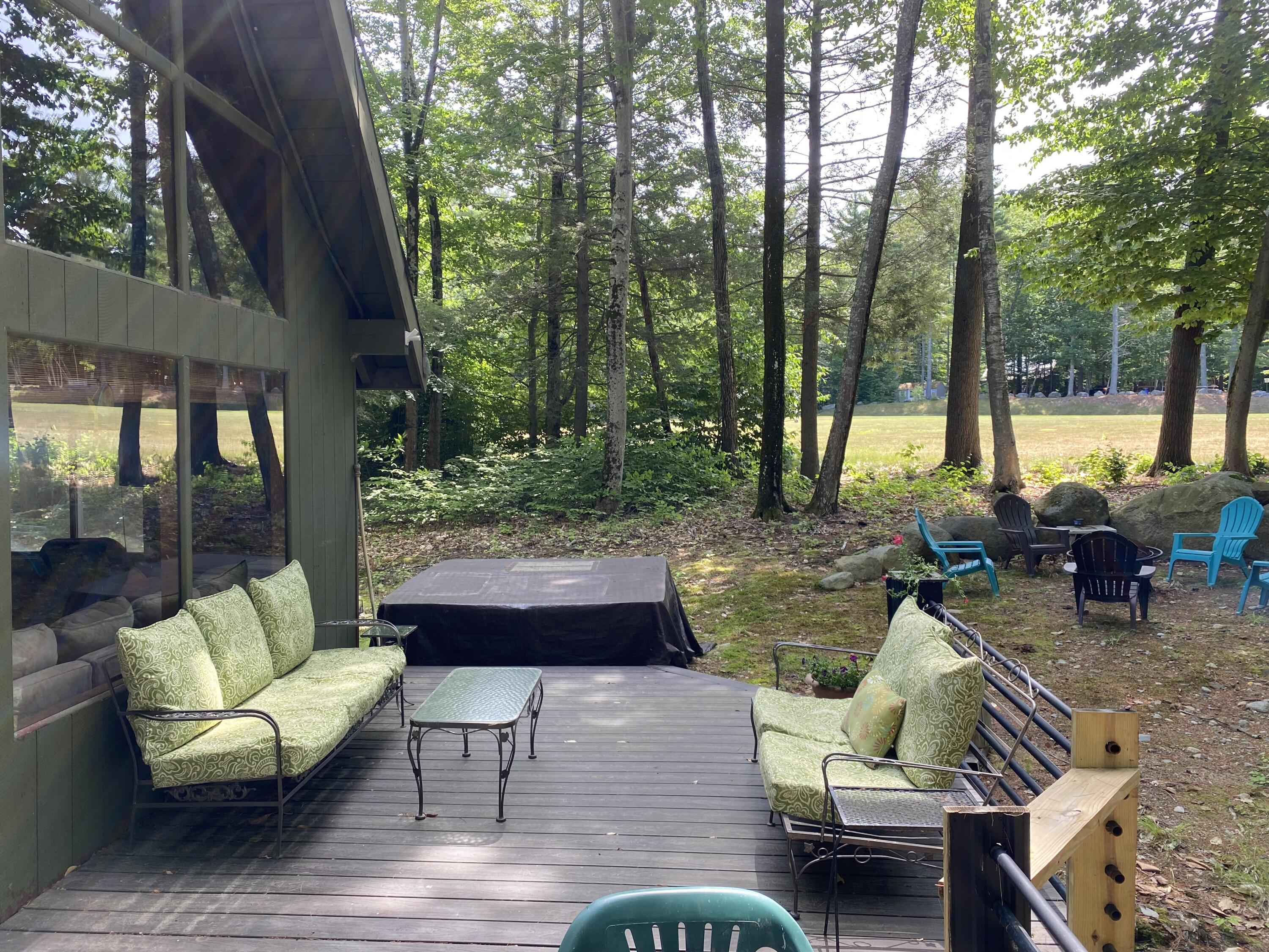 801 Beach View Drive Standish, ME 04084 - Photo 23 of 28 Deck facing Fields