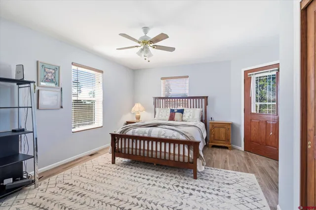 a swimming pool with outdoor seating yard