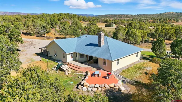 a view of a city from a balcony