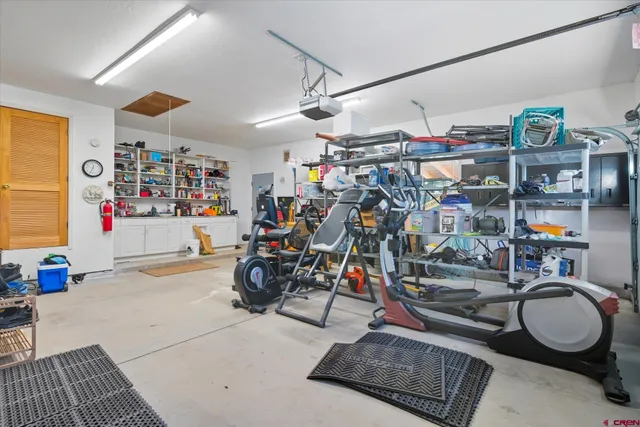 a view of a city with mountain