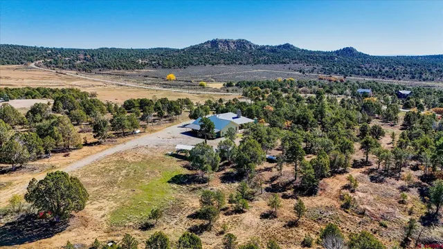 a view of a lake with a mountain