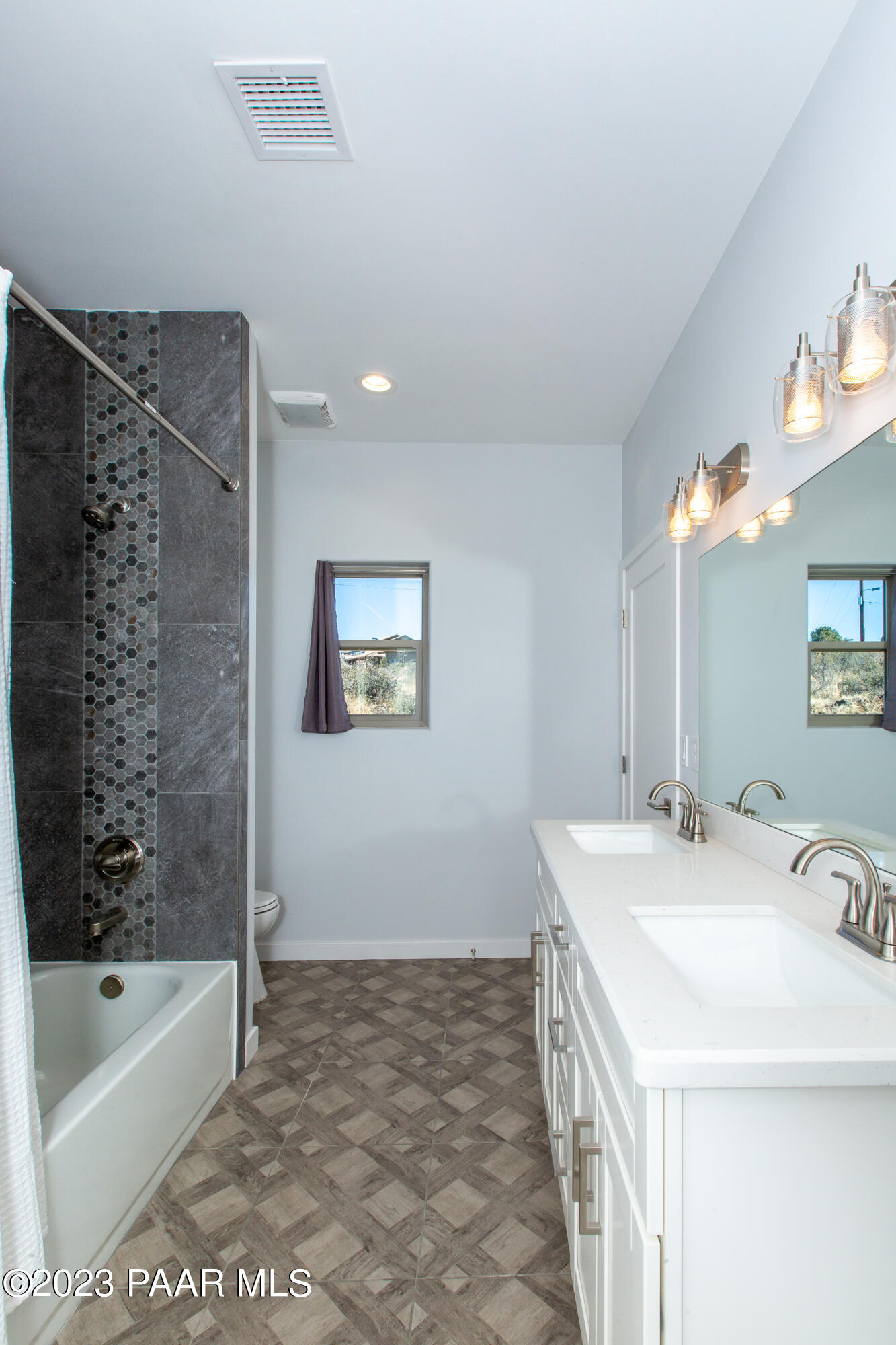 2385 West Bridle Path Road Prescott, AZ 86305 - Photo 27 of 56 Guest Bath Double Sinks