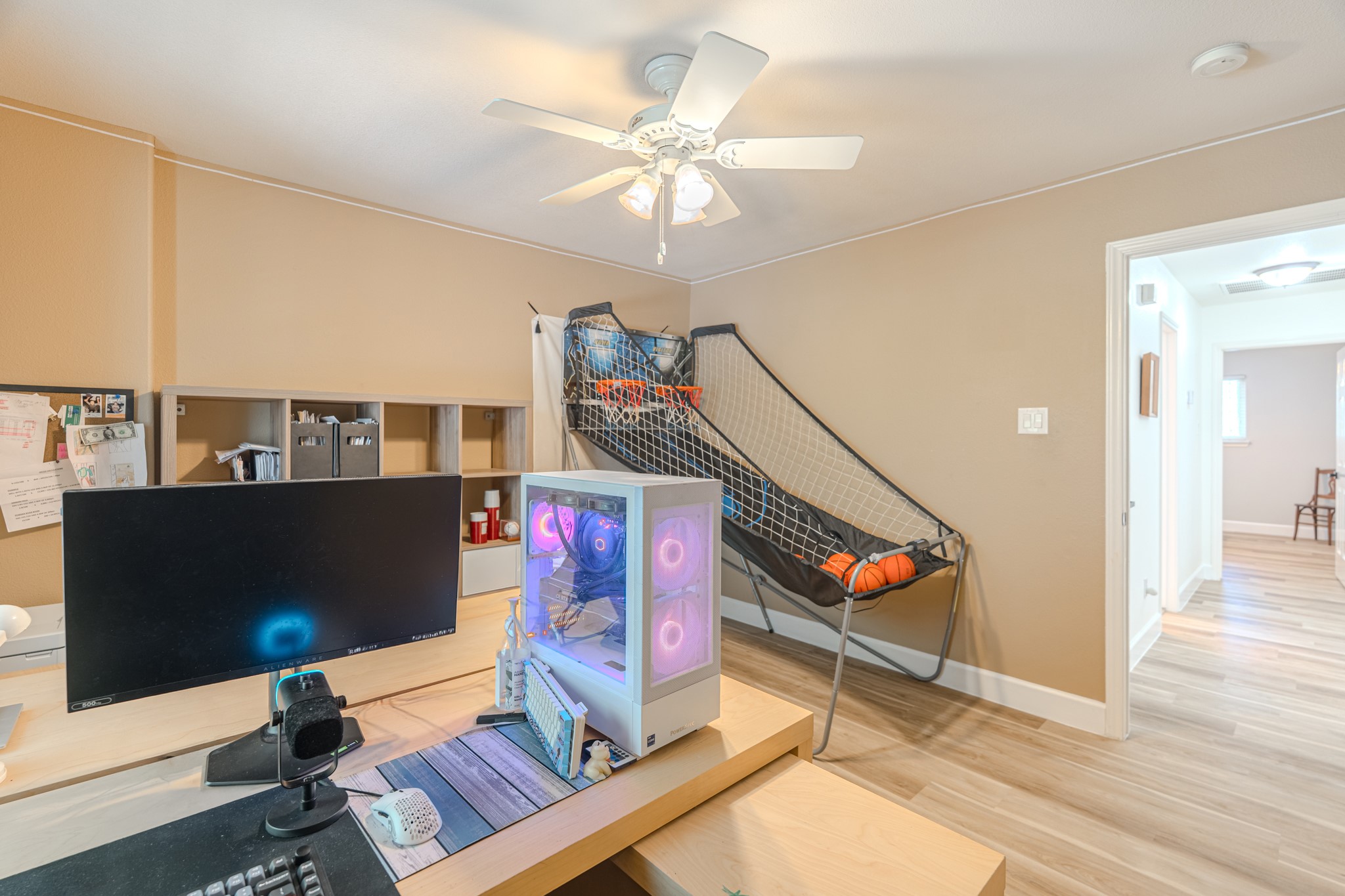 1107 Compass Cove Circle Spring, TX 77379 - Photo 35 of 42 a living room with furniture and a flat screen tv