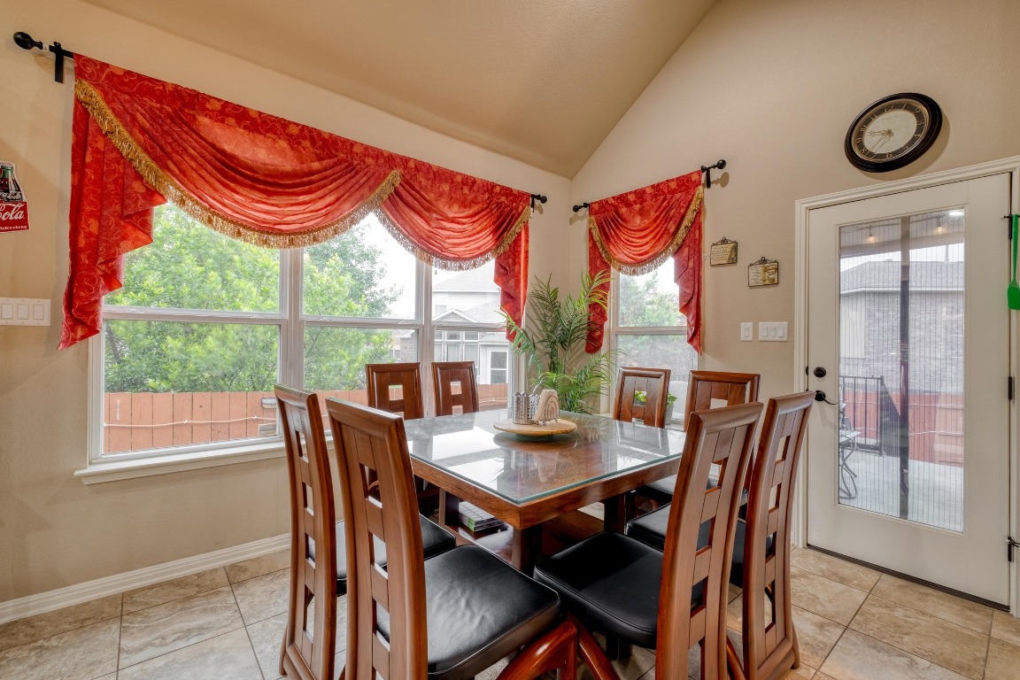 3040 Sachen Street Georgetown, TX 78626 - Photo 13 of 40 a view of a dining room with furniture window and outside view