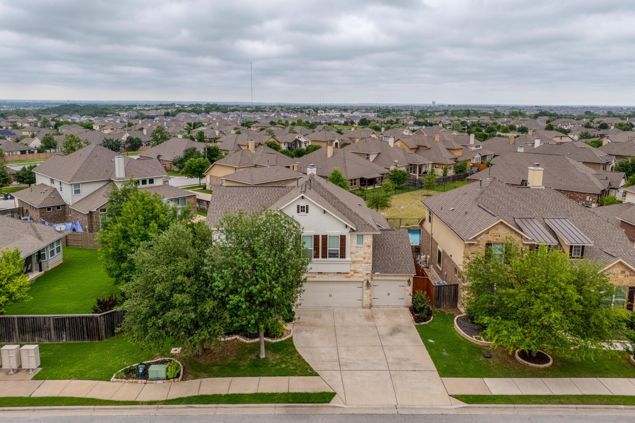 3040 Sachen Street Georgetown, TX 78626 - Photo 36 of 40 Aerial perspective of suburban area