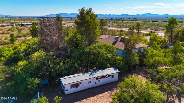 a view of a lake with a mountain