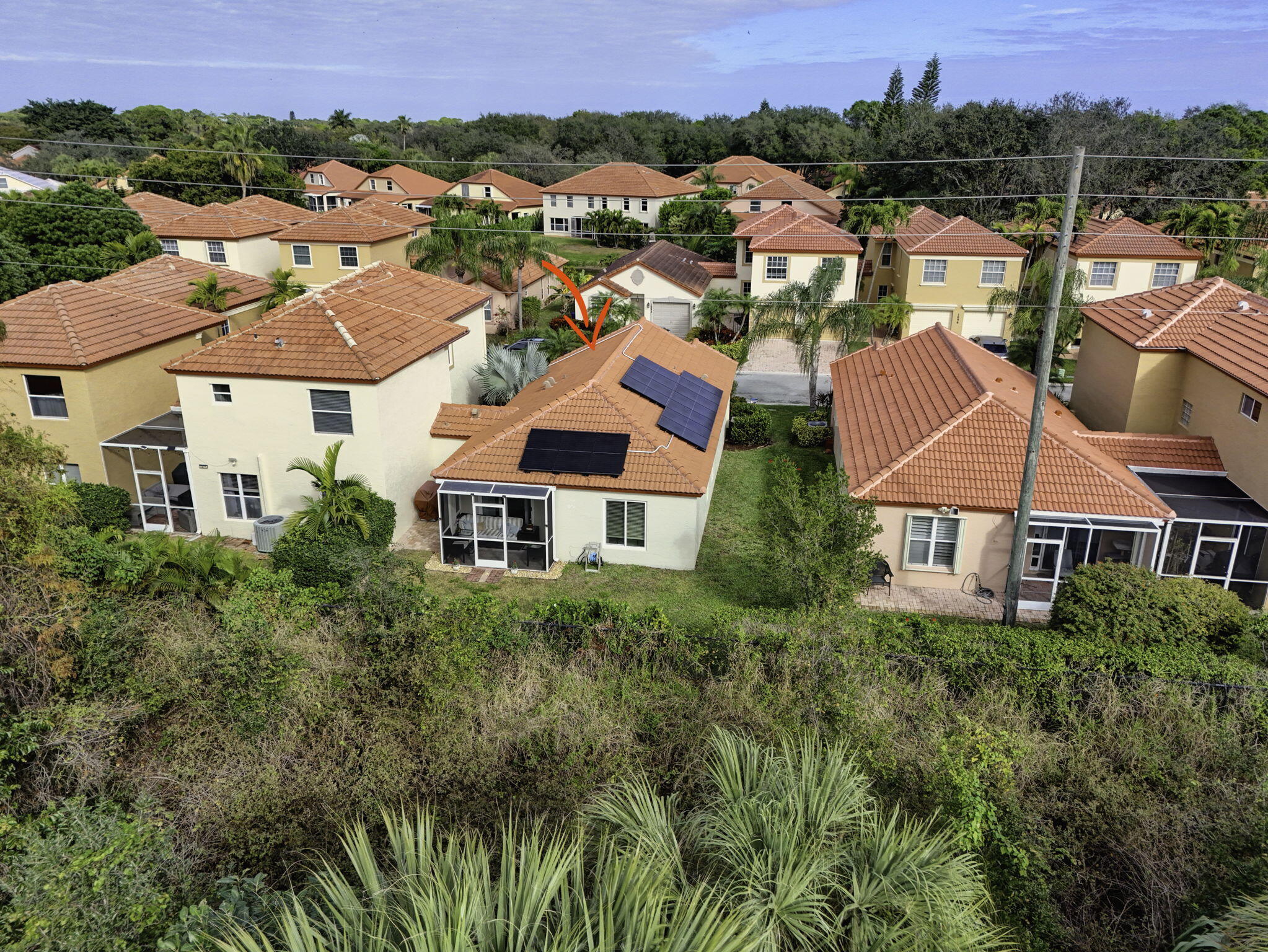 1095 Via Jardin Riviera Beach, FL 33418 - Photo 37 of 44 an aerial view of multiple houses with a city view
