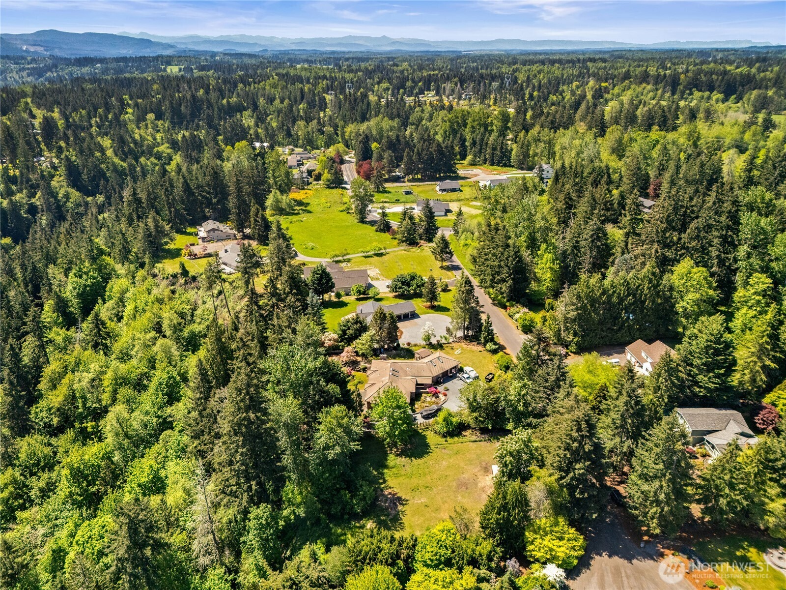 23519 Rim Road Graham, WA 98338 - Photo 5 of 23 a view of a city with lush green forest