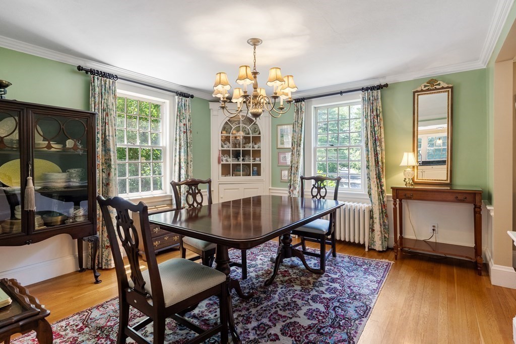 29 Sunset Road Weston, MA 02493 - Photo 11 of 29 a view of a dining room with furniture window and outside view