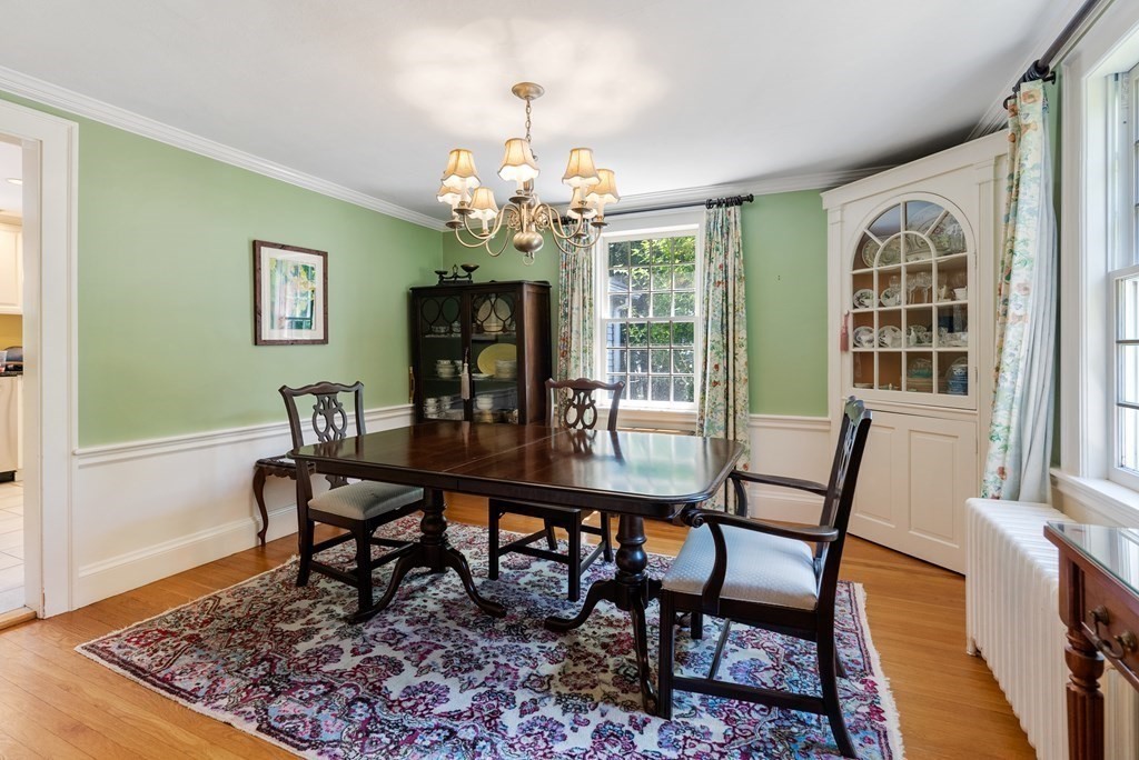 29 Sunset Road Weston, MA 02493 - Photo 12 of 29 a view of a dining room with furniture window and wooden floor