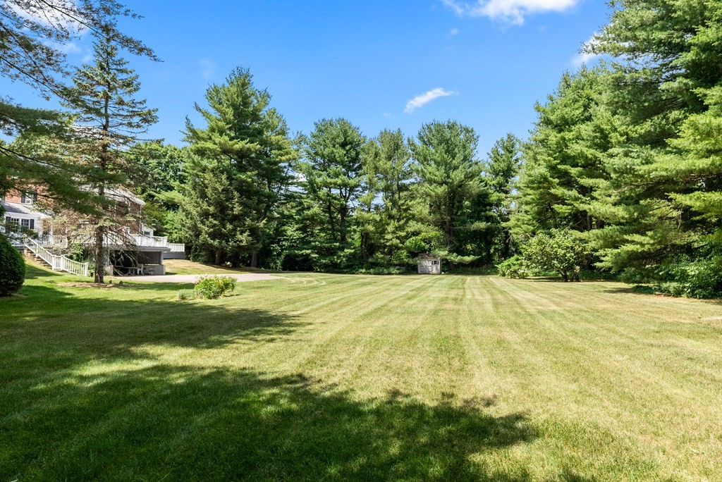 29 Sunset Road Weston, MA 02493 - Photo 27 of 29 a view of a yard with a tree