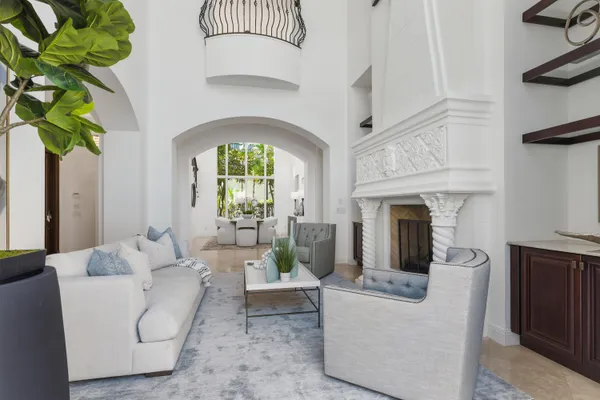 a view of front door