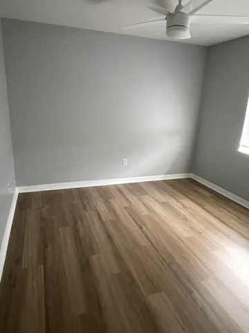 wooden floor in a room