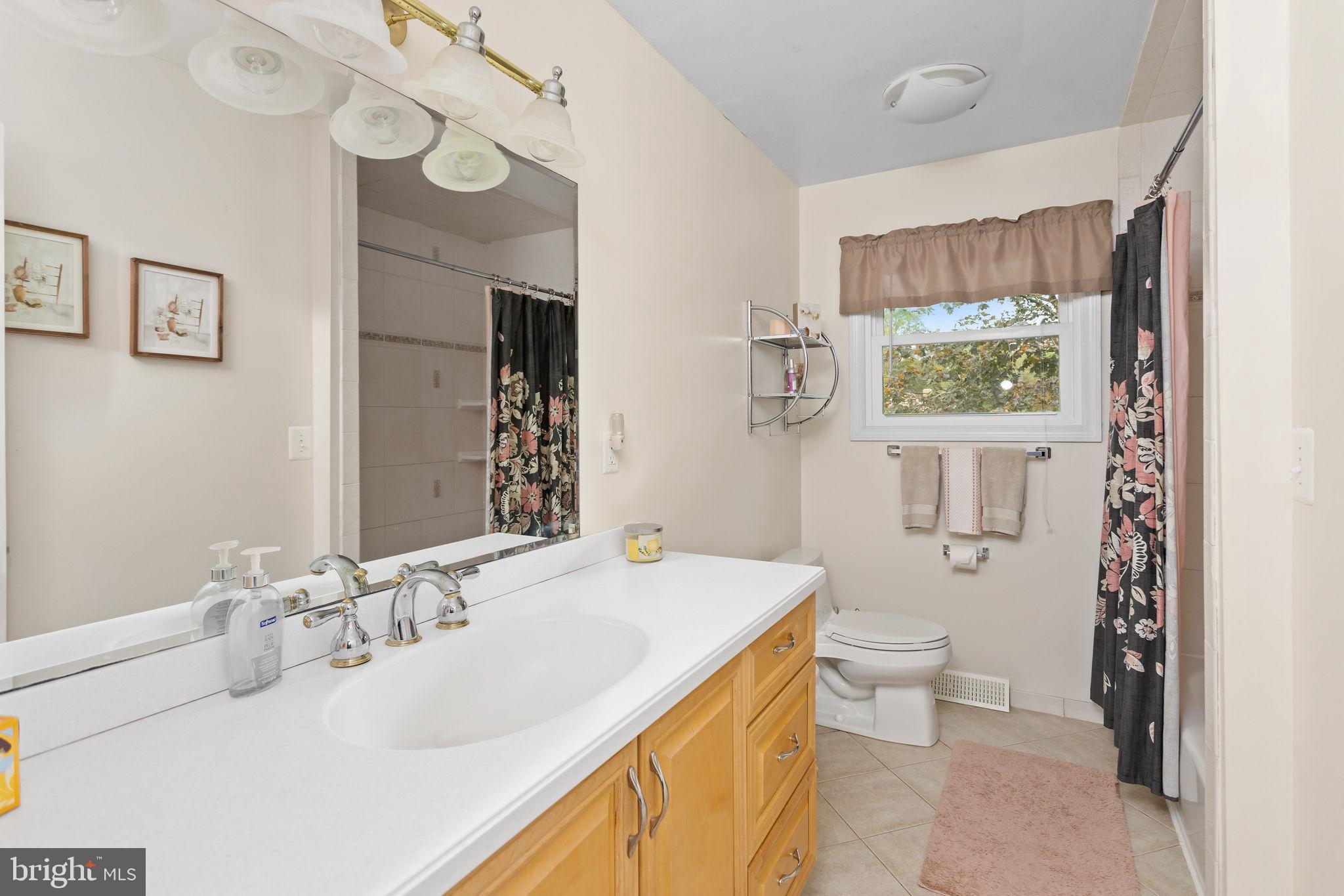 420 Extonville Road Allentown, NJ 08501 - Photo 50 of 57 a bathroom with a sink and a mirror