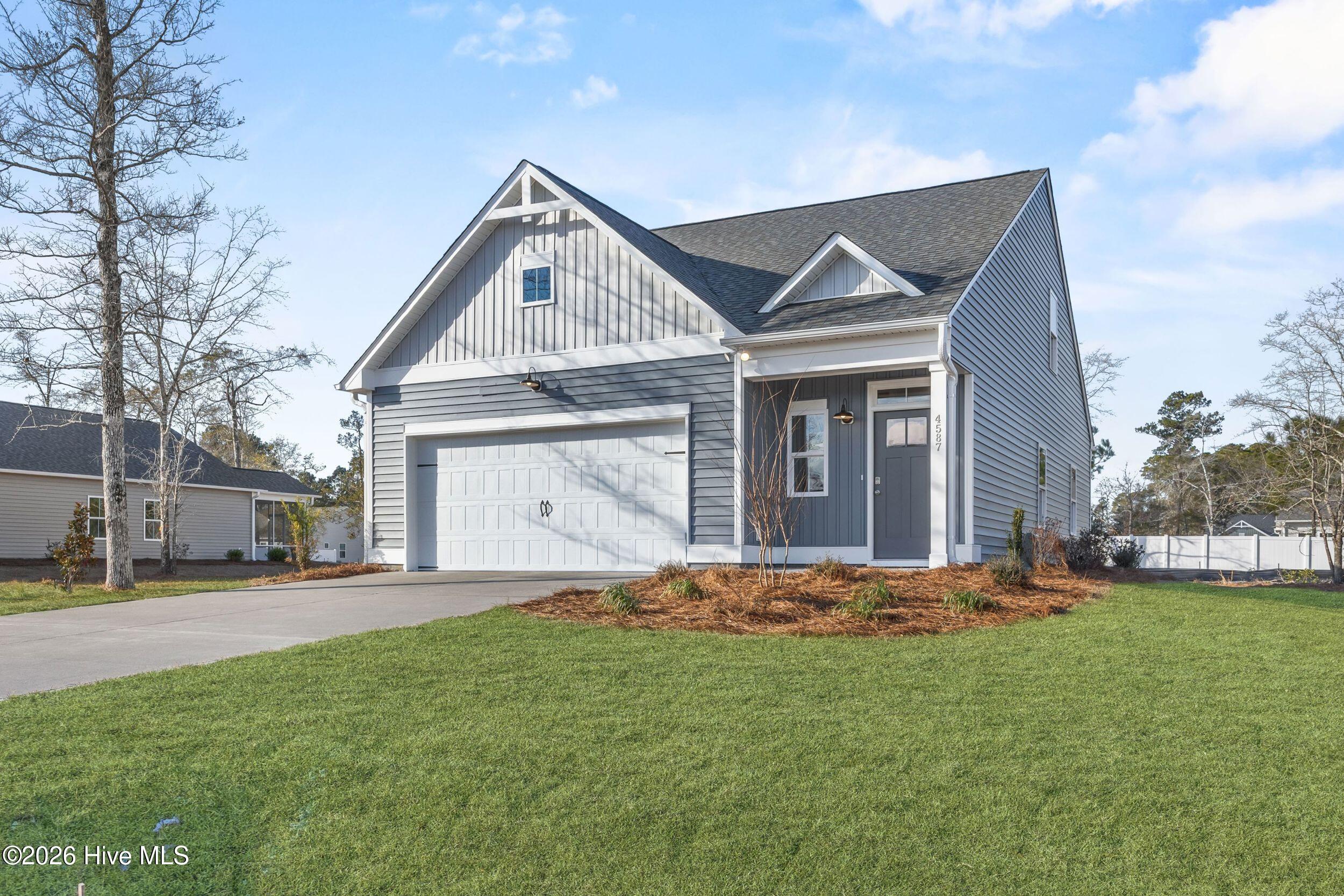 actual photo of home and homesite